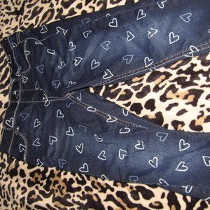 004  Wonder Nation Jeggings Heart Denim